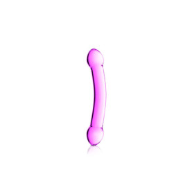 Double dong en verre rose  n°7 Glossy 